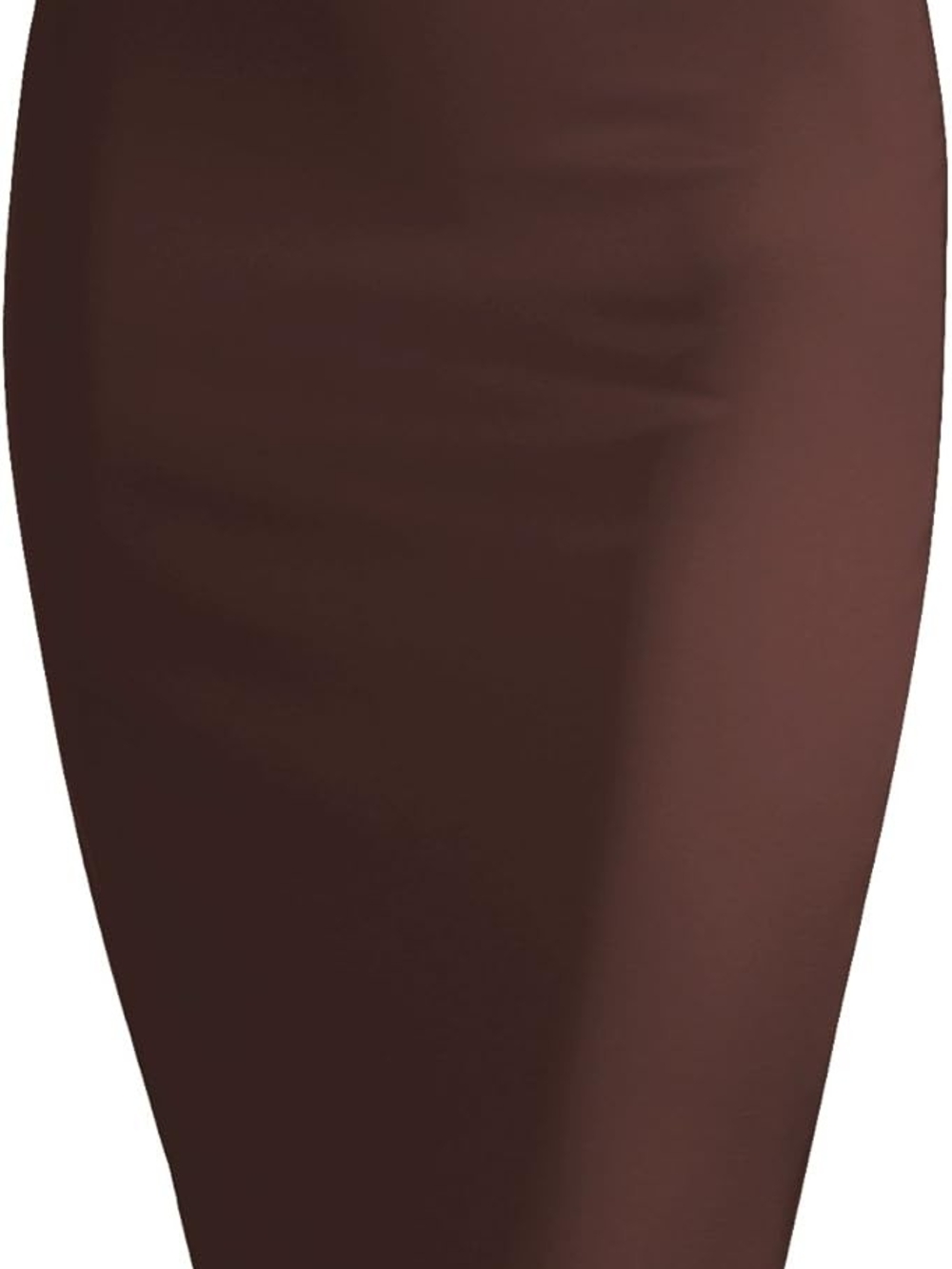 By Johnny Chocolate Brown High-Rise Pencil Skirt